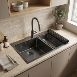 pure-sink-exclusivo-gun-metal-1-5-sink-34-18-cm-10mm-radius
